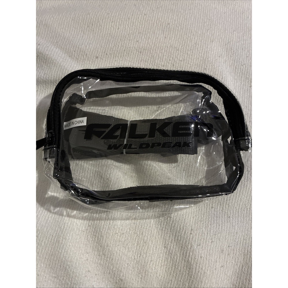Clear Fanny Pack Stadium Approved Bag for Events Transparent Falken Wildpeak
